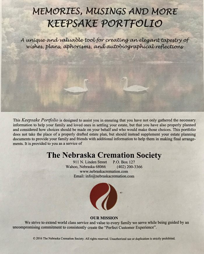 The Nebraska Cremation Society Wahoo, NE Funeral Home & Cremation